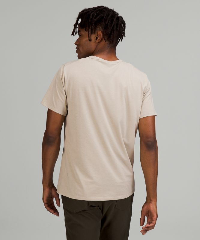 Camiseta Lululemon The Fundamental T Hombre Beige | 04639-NKXU