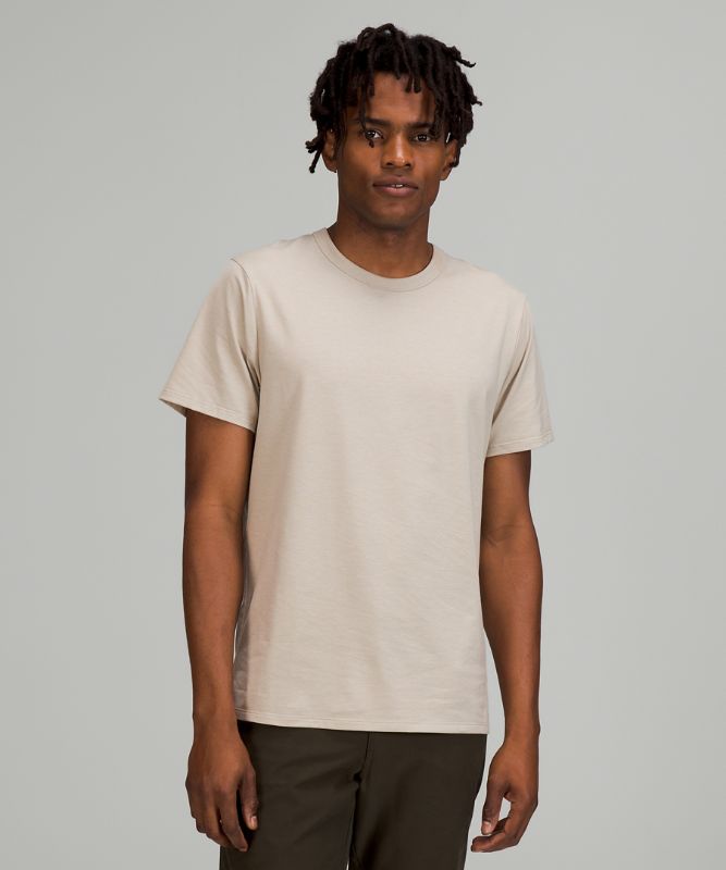 Camiseta Lululemon The Fundamental T Hombre Beige | 04639-NKXU