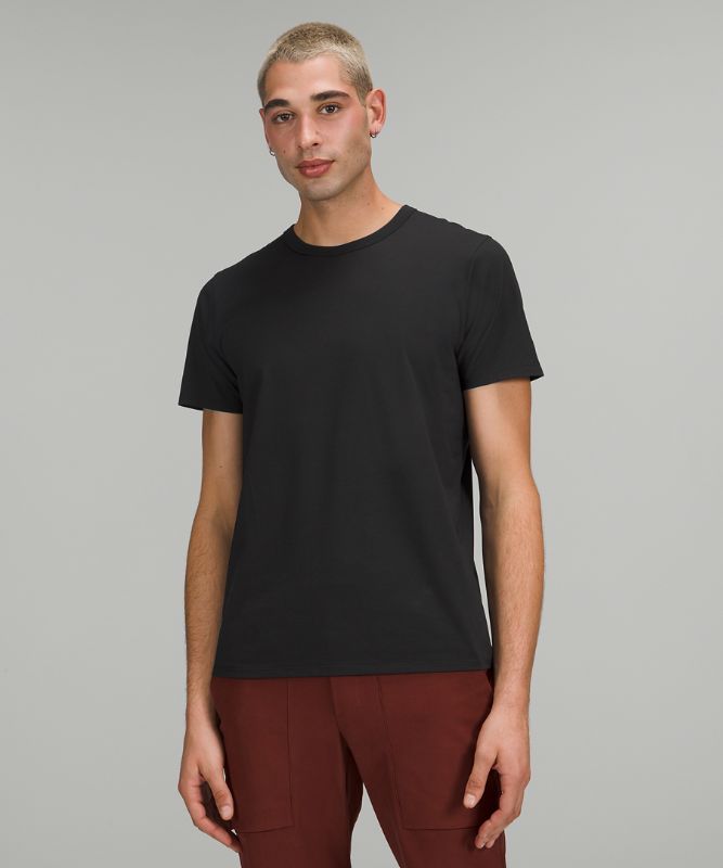 Camiseta Lululemon The Fundamental T Hombre Negros | 65498-ZMYV