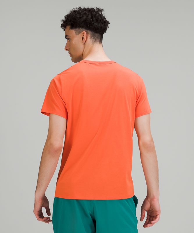 Camiseta Lululemon The Fundamental T Hombre Coral | 79430-ZCML