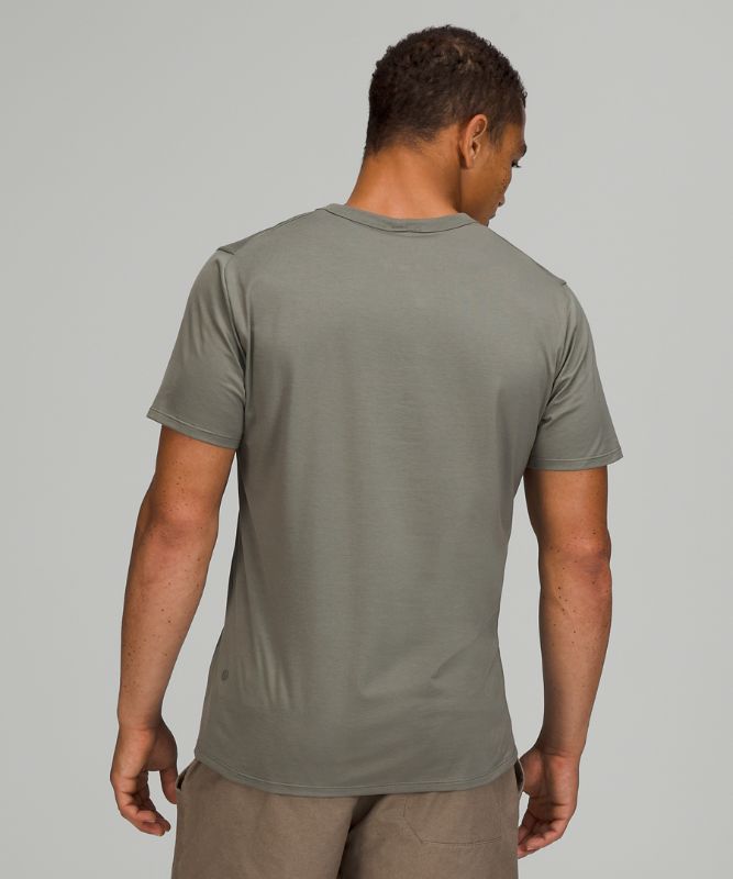 Camiseta Lululemon The Fundamental T Hombre Grises Verde Oliva | 07396-BGNV