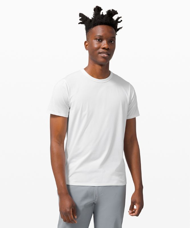 Camiseta Lululemon The Fundamental T Hombre Blancos | 14576-ACZQ