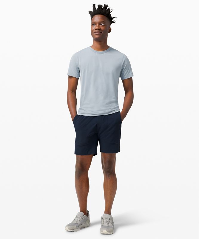 Camiseta Lululemon The Fundamental T Hombre Chambray | 15824-FYCQ