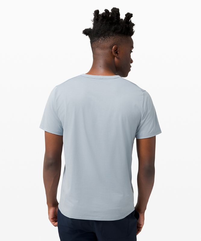 Camiseta Lululemon The Fundamental T Hombre Chambray | 15824-FYCQ