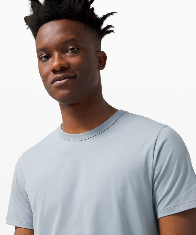 Camiseta Lululemon The Fundamental T Hombre Chambray | 15824-FYCQ