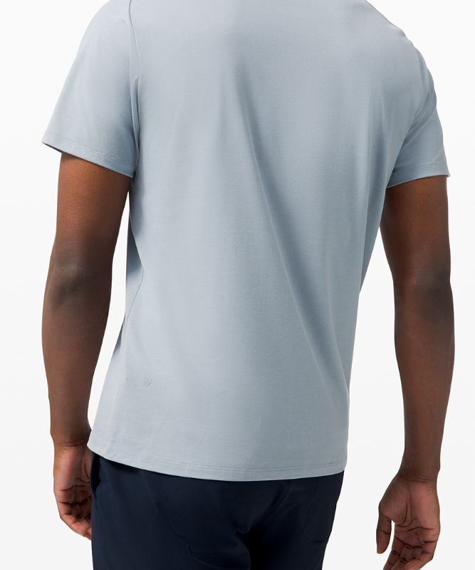 Camiseta Lululemon The Fundamental T Hombre Chambray | 15824-FYCQ