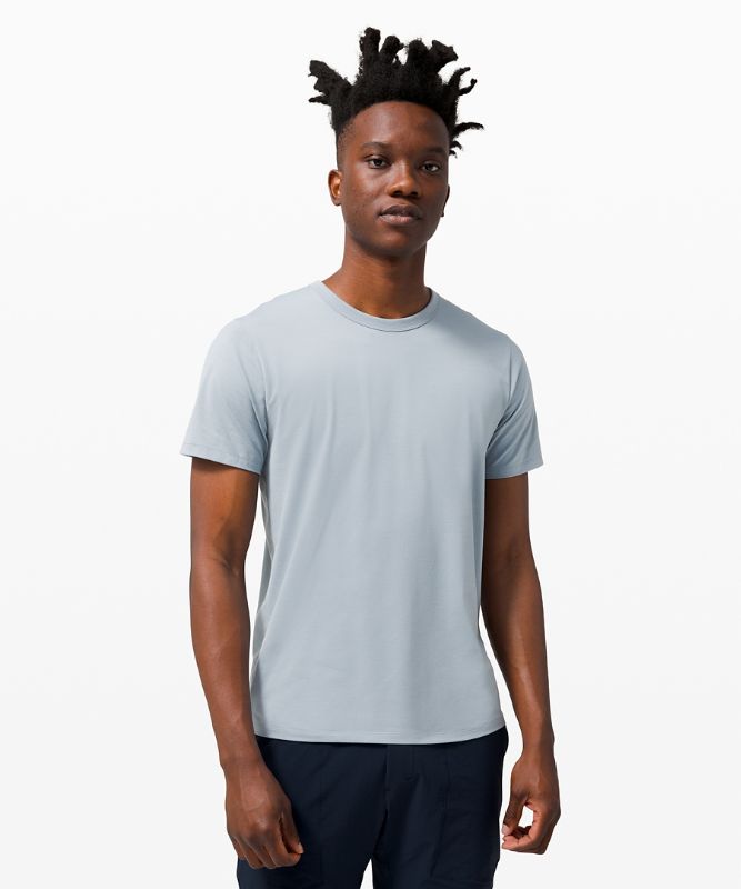 Camiseta Lululemon The Fundamental T Hombre Chambray | 15824-FYCQ