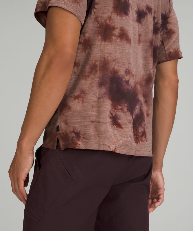 Camiseta Lululemon lululemon lab Wool-Blend Tie Dye Online Only Hombre Marrom Cobra | 89602-QUFL