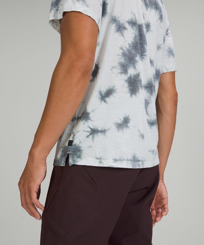 Camiseta Lululemon lululemon lab Wool-Blend Tie Dye Online Only Hombre Grises Grises Oscuro | 72956-YFPX