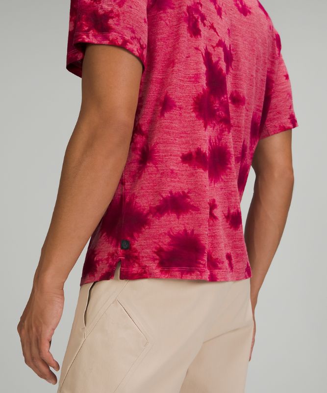 Camiseta Lululemon lululemon lab Wool-Blend Tie Dye Online Only Hombre Rosas | 06471-MDAE