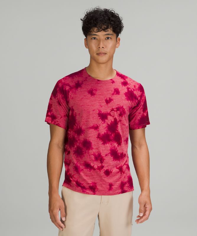 Camiseta Lululemon lululemon lab Wool-Blend Tie Dye Online Only Hombre Rosas | 06471-MDAE