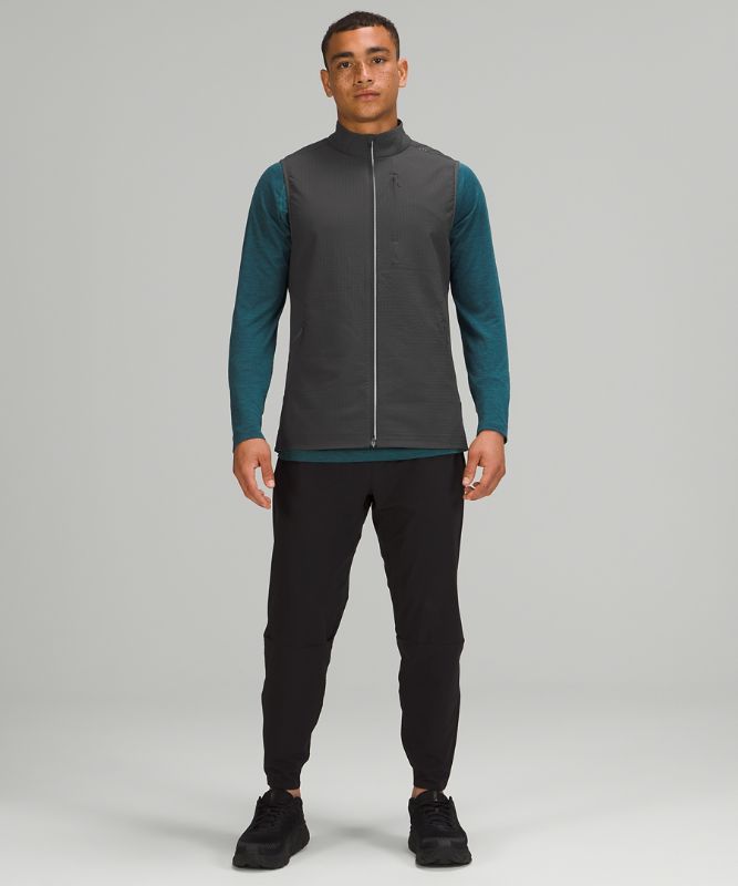 Chaleco Lululemon Cold Terrain Fleece Hombre Grises Oscuro | 08451-KQSN