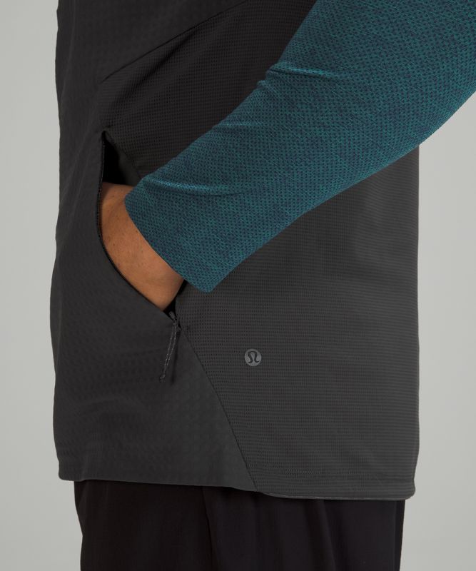 Chaleco Lululemon Cold Terrain Fleece Hombre Grises Oscuro | 08451-KQSN