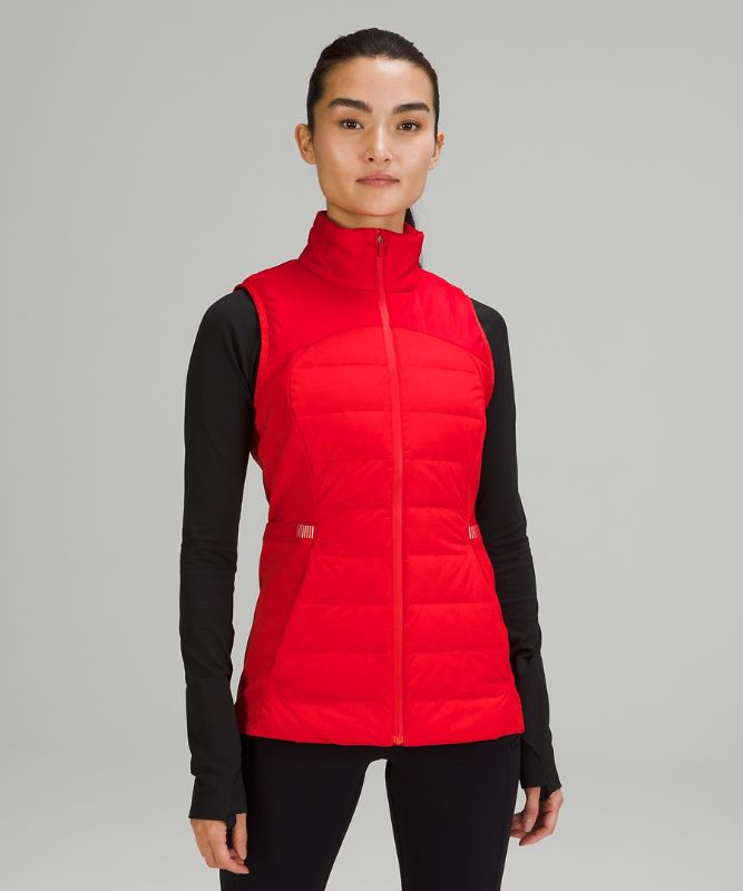 Chaleco Lululemon Down for It All Mujer Rojos | 25870-MPIE