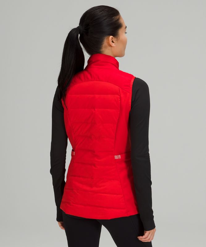 Chaleco Lululemon Down for It All Mujer Rojos | 41823-VCLD