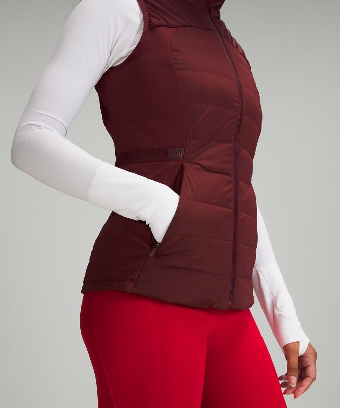 Chaleco Lululemon Down for It All Mujer Rojos Vino | 67852-NGIU