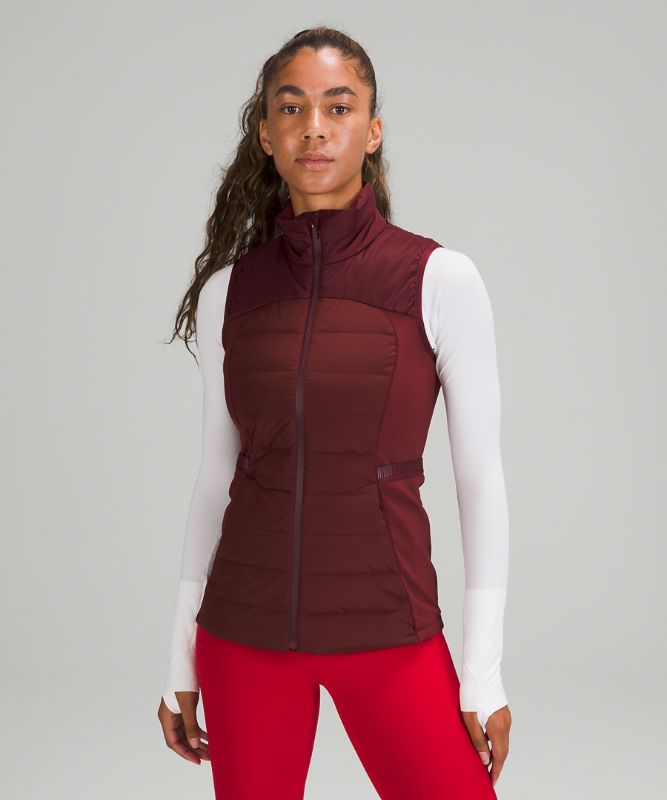 Chaleco Lululemon Down for It All Mujer Rojos Vino | 67852-NGIU