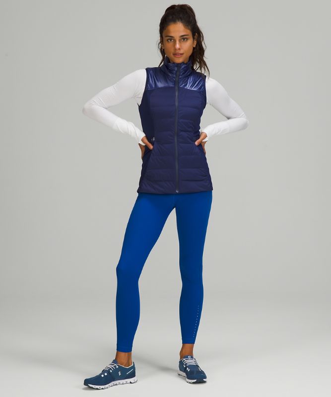 Chaleco Lululemon Down for It All Shine Mujer Night Sea | 10382-DYSI