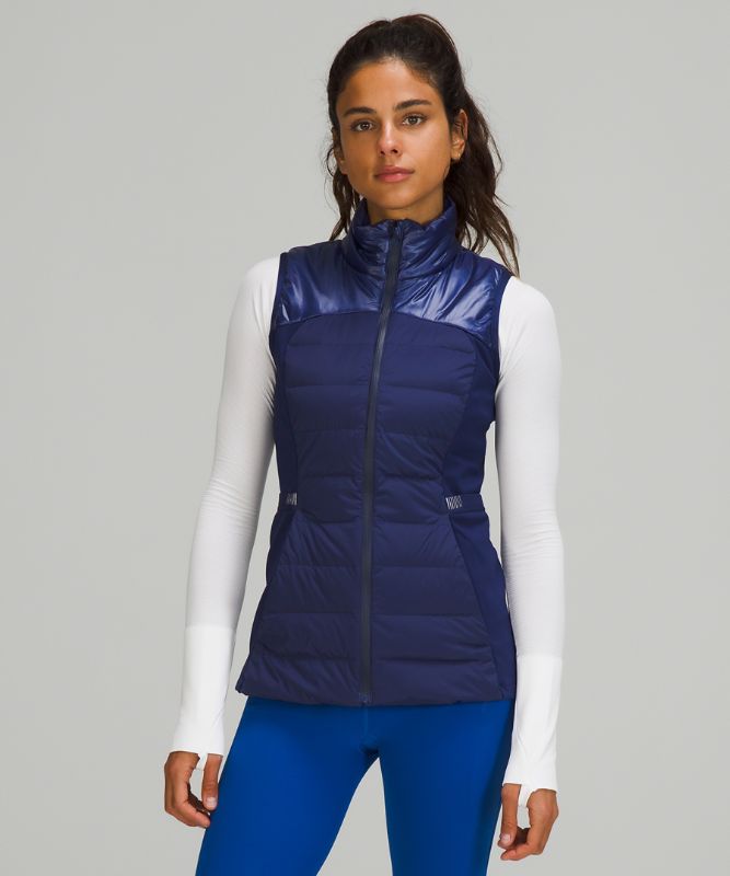 Chaleco Lululemon Down for It All Shine Mujer Night Sea | 10382-DYSI