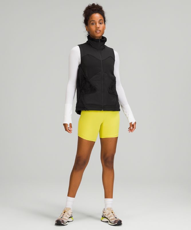 Chaleco Lululemon Fleece Insulated Mujer Negros | 53816-PWMG