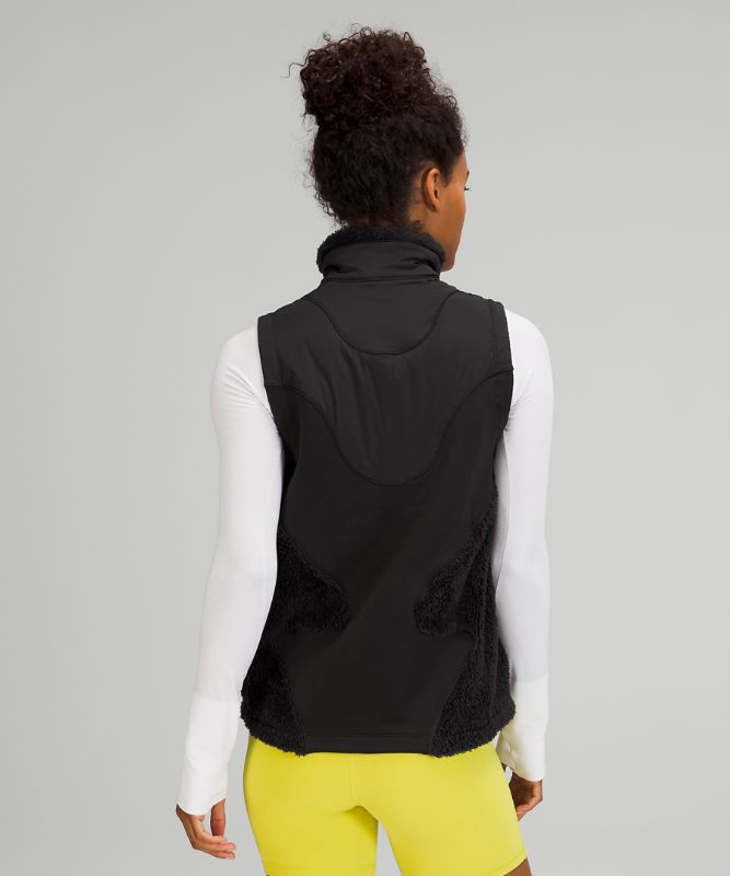 Chaleco Lululemon Fleece Insulated Mujer Negros | 53816-PWMG