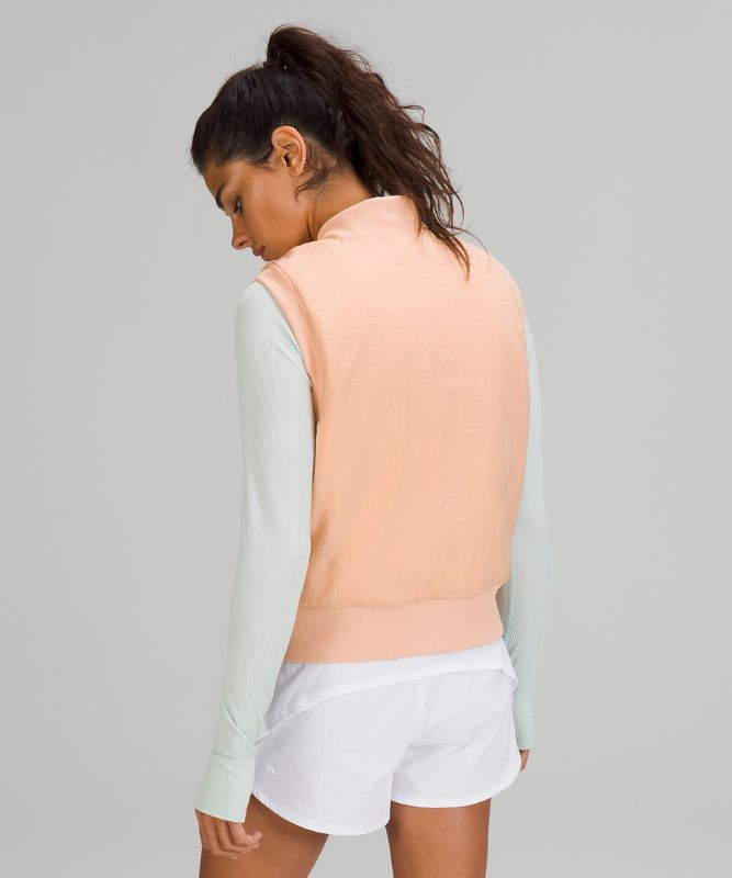 Chaleco Lululemon Non-Stop Bomber Mujer Albaricoque | 50731-DBJI