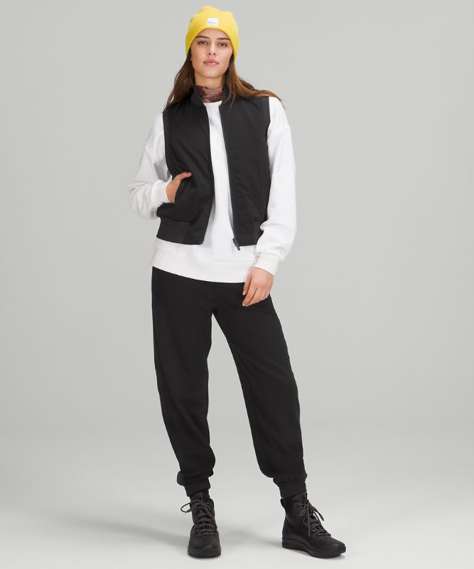 Chaleco Lululemon Non-Stop Bomber Reversible Mujer Negros | 46789-BFJN