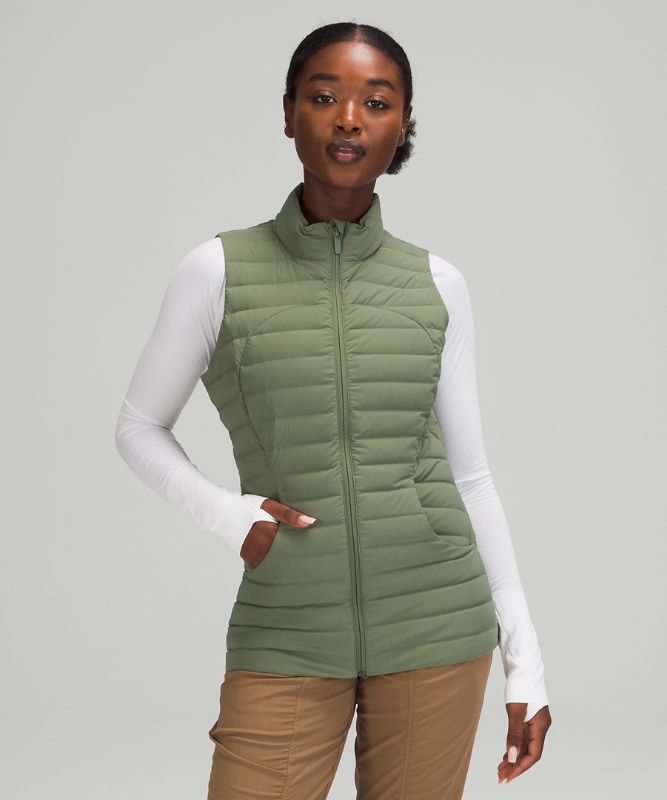 Chaleco Lululemon Pack It Down Mujer Verdes | 72581-POZU