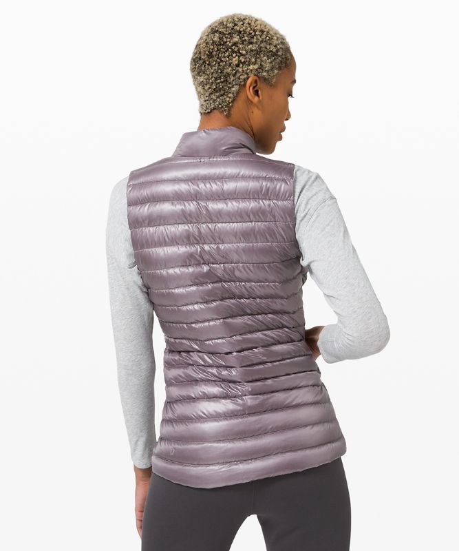 Chaleco Lululemon Pack it Down Shine Mujer Lunar Rock | 50728-QVPS