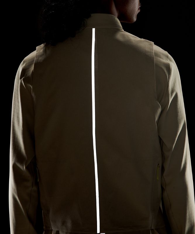 Chaleco Lululemon lululemon lab Run Hombre Trench | 10642-BNWA