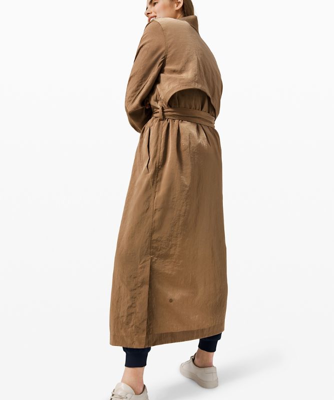 Chamarras Lululemon Always Effortless Trench Mujer Frontier | 28645-NGBW