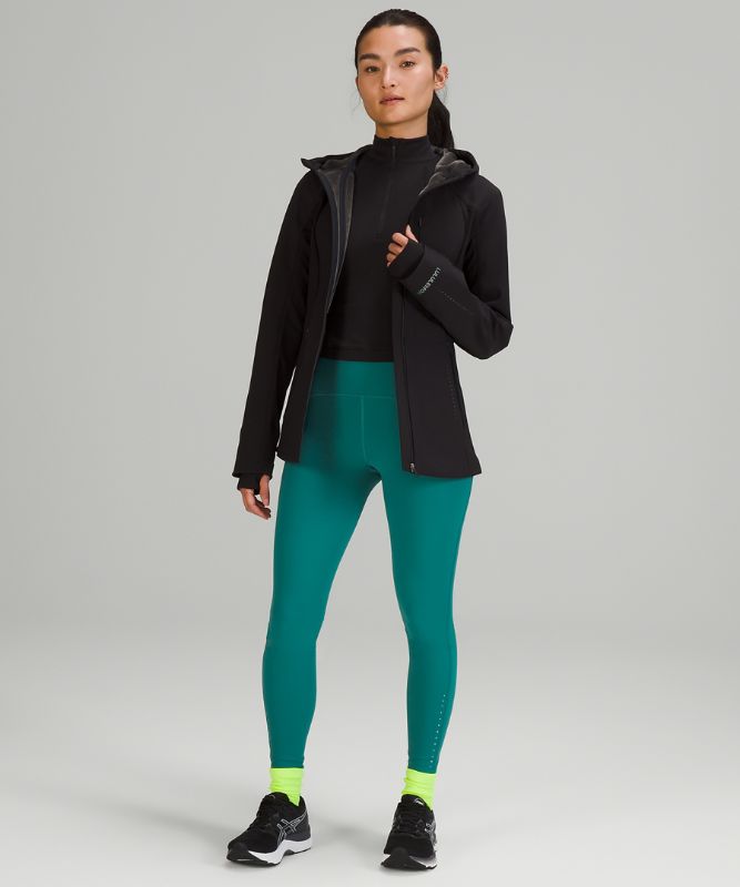 Chamarras Lululemon Cross Chill RepelShell Mujer Negros | 52391-ULCO