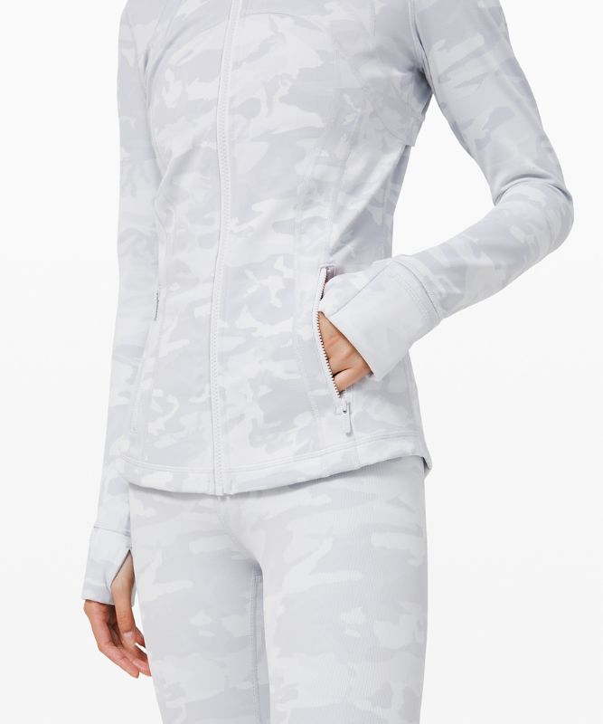 Chamarras Lululemon Define Lux Jacquard Mujer Camuflados Blancos | 87423-IZST