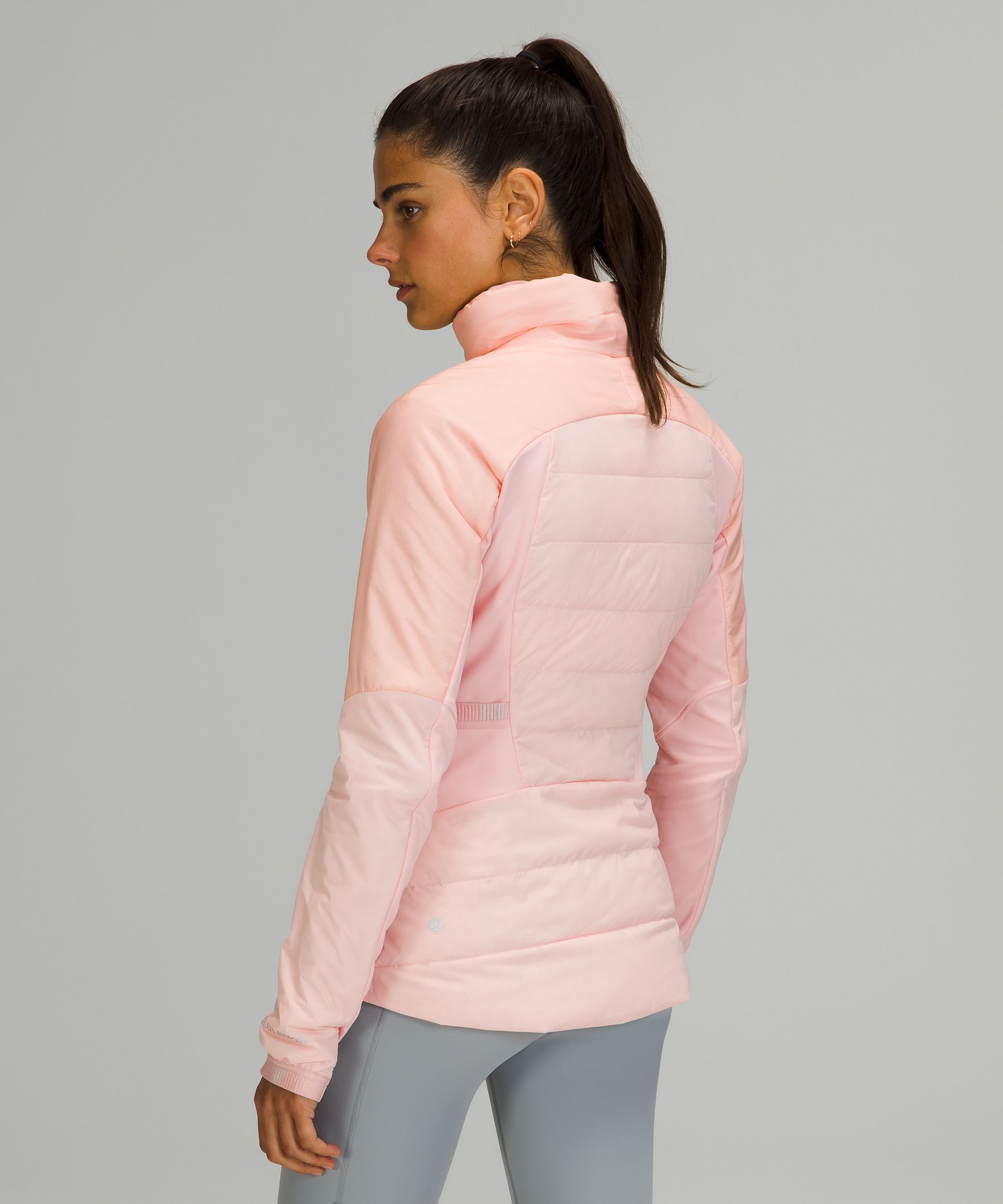 Chamarras Lululemon Down for It All Mujer Rosas Blancos | 07918-HTJG