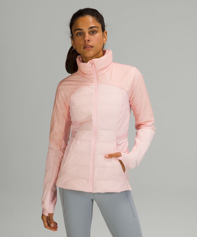 Chamarras Lululemon Down for It All Mujer Rosas Blancos | 07918-HTJG