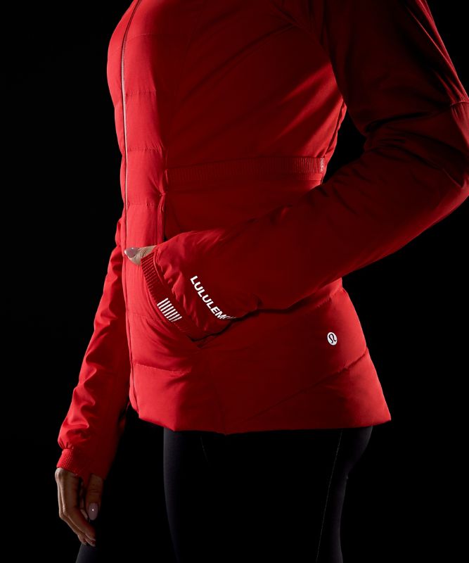 Chamarras Lululemon Down for It All Mujer Rojos | 05213-NVKS