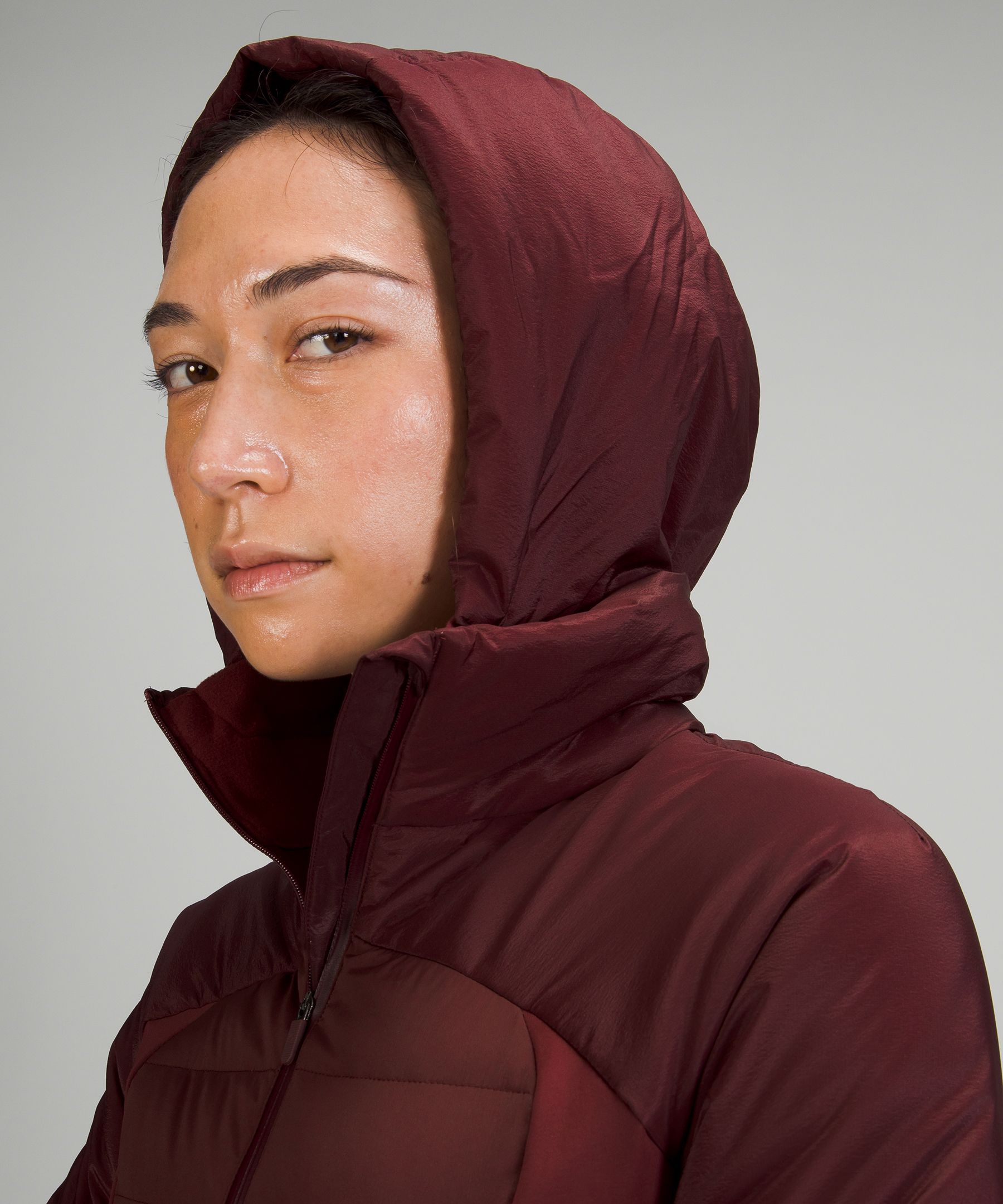 Chamarras Lululemon Down for It All Mujer Rojos Vino | 09871-ZOBH