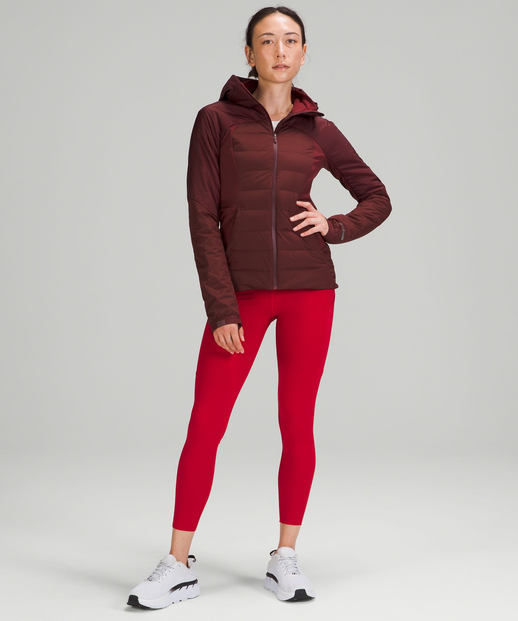 Chamarras Lululemon Down for It All Mujer Rojos Vino | 09871-ZOBH