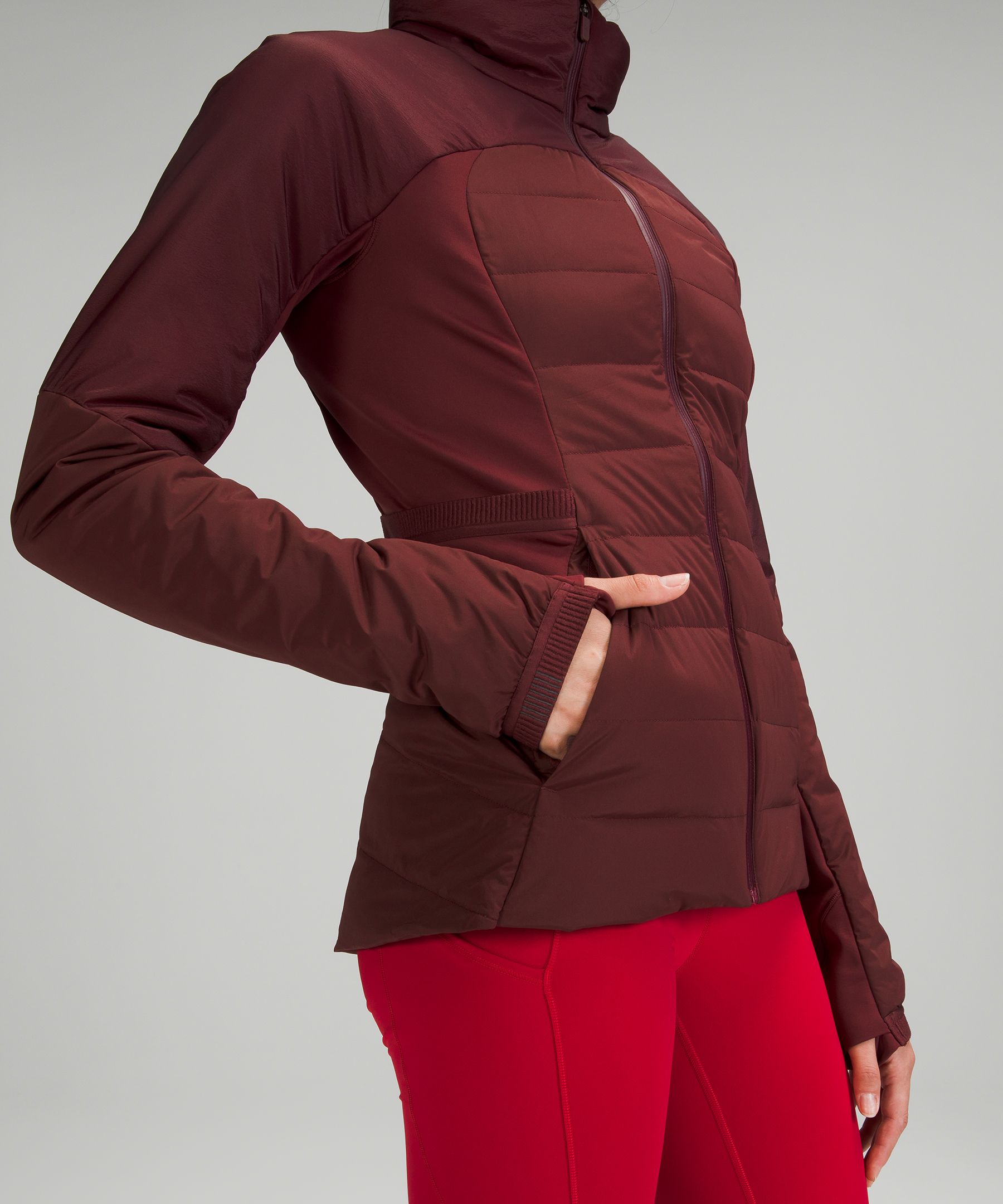 Chamarras Lululemon Down for It All Mujer Rojos Vino | 09871-ZOBH