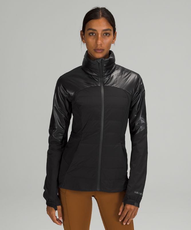 Chamarras Lululemon Down for It All Shine Mujer Negros | 23901-DUYE