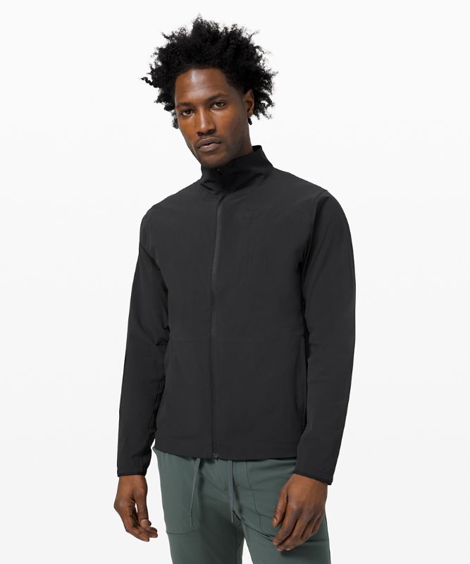 Chamarras Lululemon Expeditionist Hombre Negros | 16489-SBZL