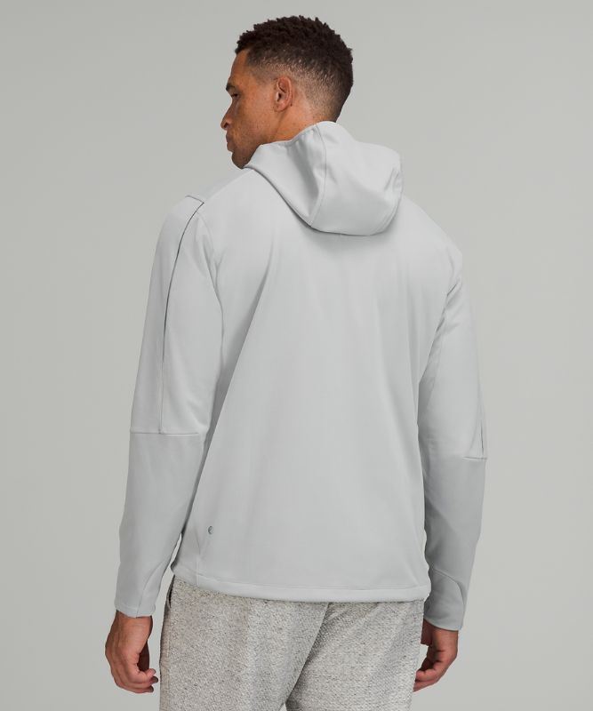 Chamarras Lululemon Fleece Back Softshell Hombre Plateados | 03916-OPWL