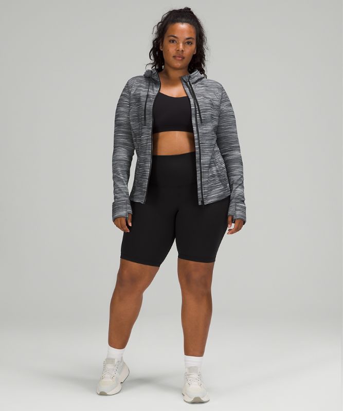 Chamarras Lululemon Hooded Define Nulu Mujer Negros Blancos Negros | 17034-BISR