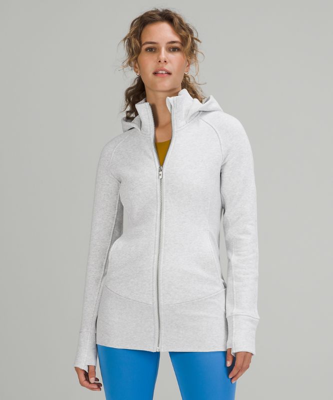 Chamarras Lululemon Hooded Radiant Mujer Grises Claro | 90475-EZWG