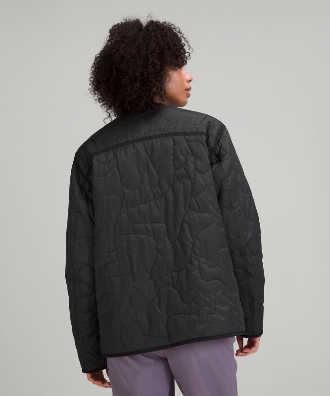 Chamarras Lululemon Insulated Quilted Mujer Negros | 87240-YFLA