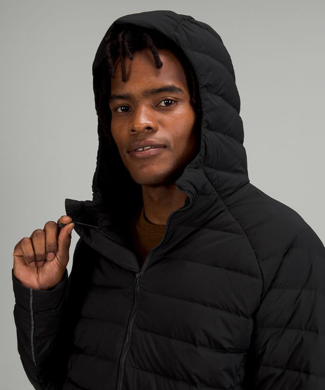 Chamarras Lululemon Navigation Stretch Down Anorak Hombre Negros | 01389-DNXA