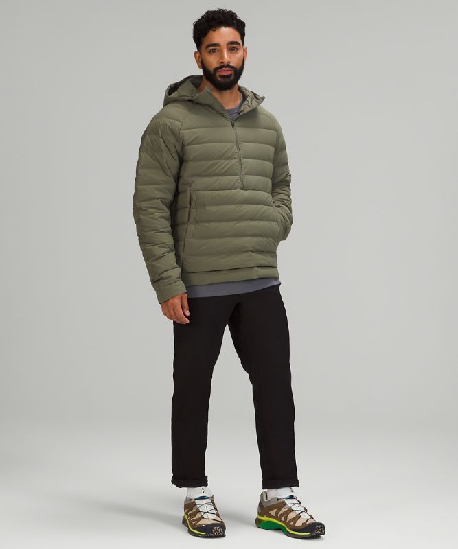 Chamarras Lululemon Navigation Stretch Down Anorak Hombre Verde Oliva | 96710-TSLQ