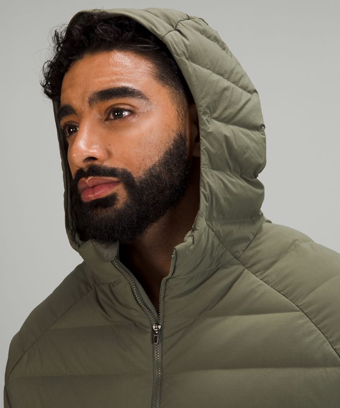 Chamarras Lululemon Navigation Stretch Down Anorak Hombre Verde Oliva | 96710-TSLQ