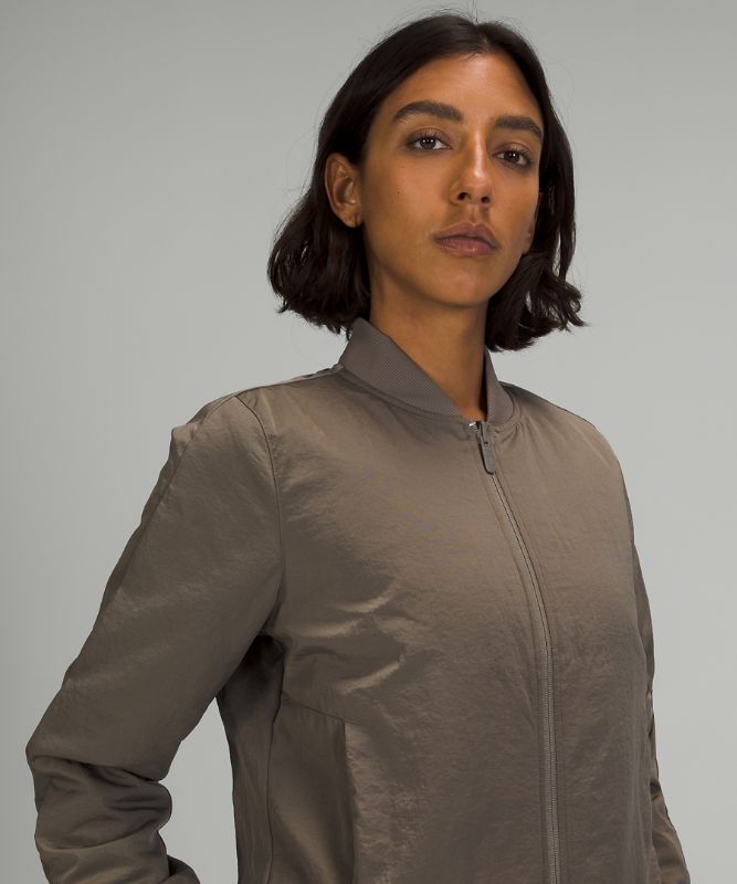 Chamarras Lululemon Non-Stop Bomber Mujer Rover | 16704-PCJU