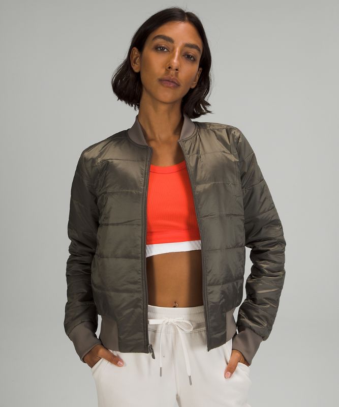 Chamarras Lululemon Non-Stop Bomber Mujer Rover | 16704-PCJU